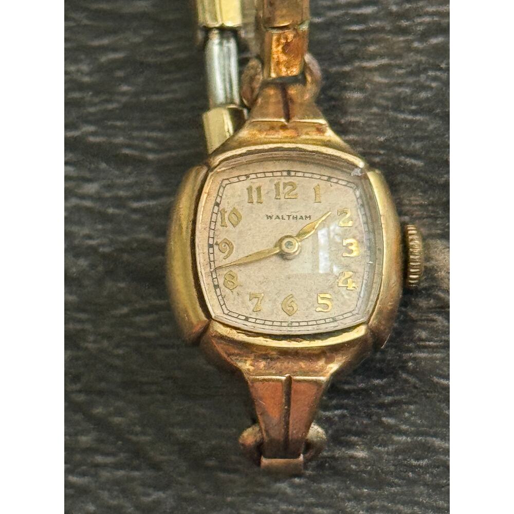 Lot of 3 VTG Womens Wristwatches Helbros Timex Waltham 2 Gold Filled UNtested - Picture 2 of 9